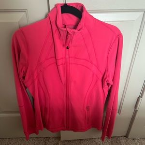 Hot pink perfect condition lulu define jacket